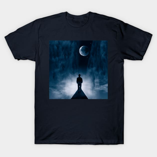 Blue Dream Night T-Shirt by DyrkWyst